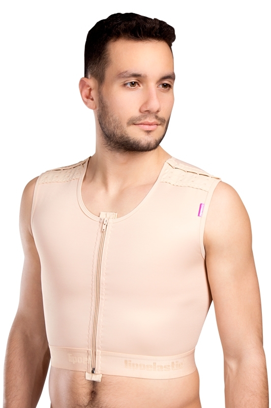 Gynaecomastie vest met compressie MTmS Comfort - LIPOELASTIC
